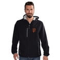thumbnail image 1 of Men's-G-III Sports by Carl Banks  Black San Francisco Giants Double Play Hooded Lightweight Full-Zip Jacket, 1 of 2