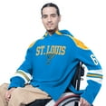 thumbnail image 1 of Men's G-III Sports by Carl Banks  Blue St. Louis Blues Adaptive Wear Lord Stanley Hooded Long Sleeve Sweatshirt, 1 of 3