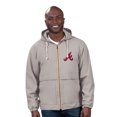 thumbnail image 1 of Men's G-III Sports by Carl Banks  Gray Atlanta Braves Full-Zip Rain Jacket, 1 of 2