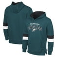 thumbnail image 1 of Men's G-III Sports by Carl Banks Midnight Green/Black Philadelphia Eagles Adaptive Faceoff Pullover Hoodie, 1 of 4