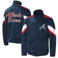 thumbnail image 1 of Men's G-III Sports by Carl Banks Navy Atlanta Braves Earned Run Full-Zip Jacket, 1 of 3