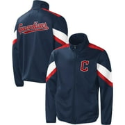 G-III APPAREL Men's G-III Sports by Carl Banks Navy Cleveland Guardians Earned Run Full-Zip Jacket