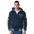 thumbnail image 1 of Men's G-III Sports by Carl Banks Navy Dallas Cowboys No Huddle Commemorative Full-Zip Hoodie Jacket, 1 of 2