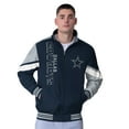 thumbnail image 1 of Men's G-III Sports by Carl Banks Navy Dallas Cowboys Strong Arm Reversible Full-Zip Jacket, 1 of 2