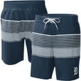 thumbnail image 1 of Men's G-III Sports by Carl Banks  Navy Detroit Tigers Coastline Volley Swim Shorts, 1 of 3
