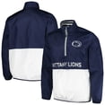 thumbnail image 1 of Men's G-III Sports by Carl Banks Navy Penn State Nittany Lions Cornerman-Half-Zip Top, 1 of 3