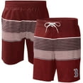 thumbnail image 1 of Men's G-III Sports by Carl Banks  Red Boston Red Sox Coastline Volley Swim Shorts, 1 of 3