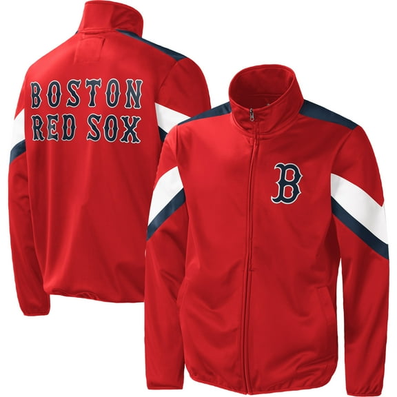 Men's G-III Sports by Carl Banks Red Boston Red Sox Earned Run Full-Zip Jacket