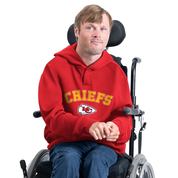 Men's G-III Sports by Carl Banks Red Kansas City Chiefs Adaptive Fleece Hoodie