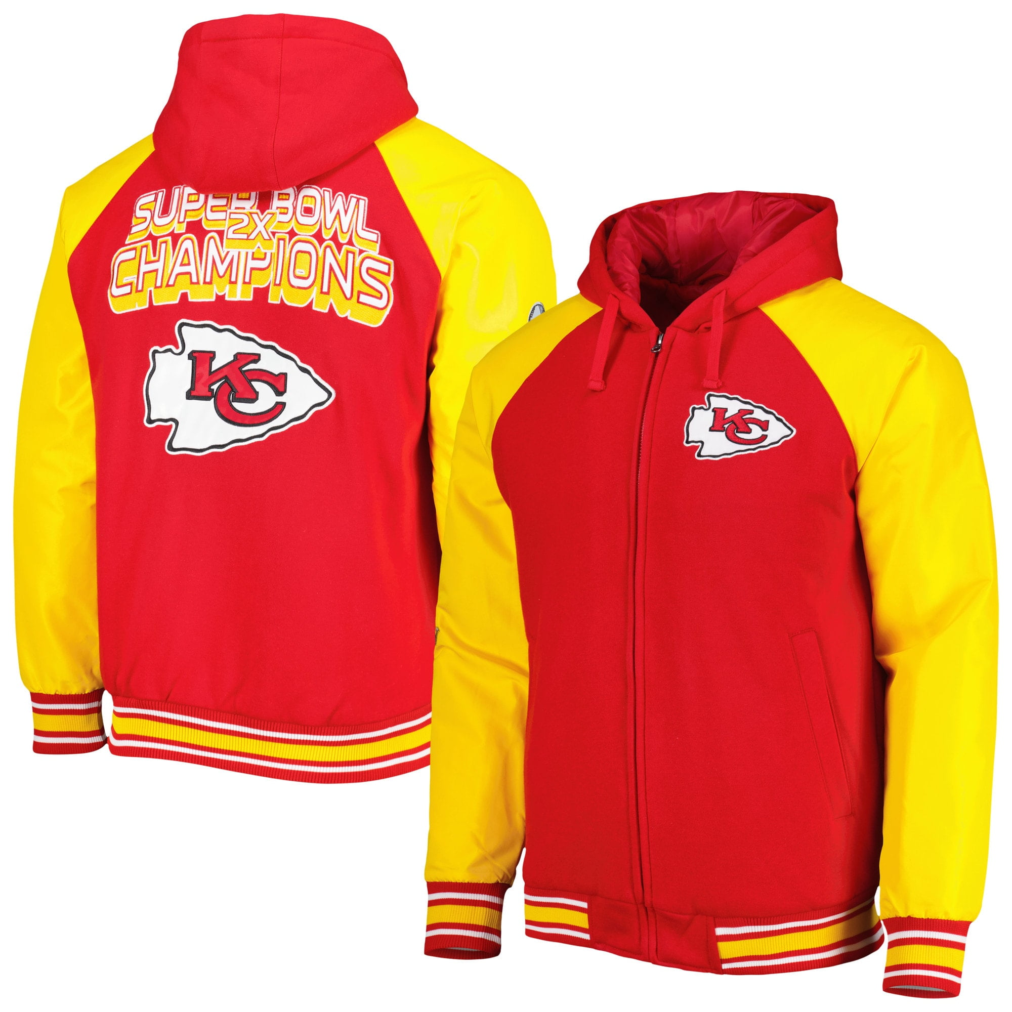 Kansas City Chiefs Varsity Jacket - Super Bowl Champions M