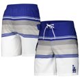 thumbnail image 1 of Men's G-III Sports by Carl Banks Royal/White Los Angeles Dodgers Jump Shot Volley Board Shorts, 1 of 3