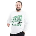 thumbnail image 1 of Men's G-III Sports by Carl Banks  White Dallas Stars Adaptive Headliner Fleece Sweatshirt, 1 of 6