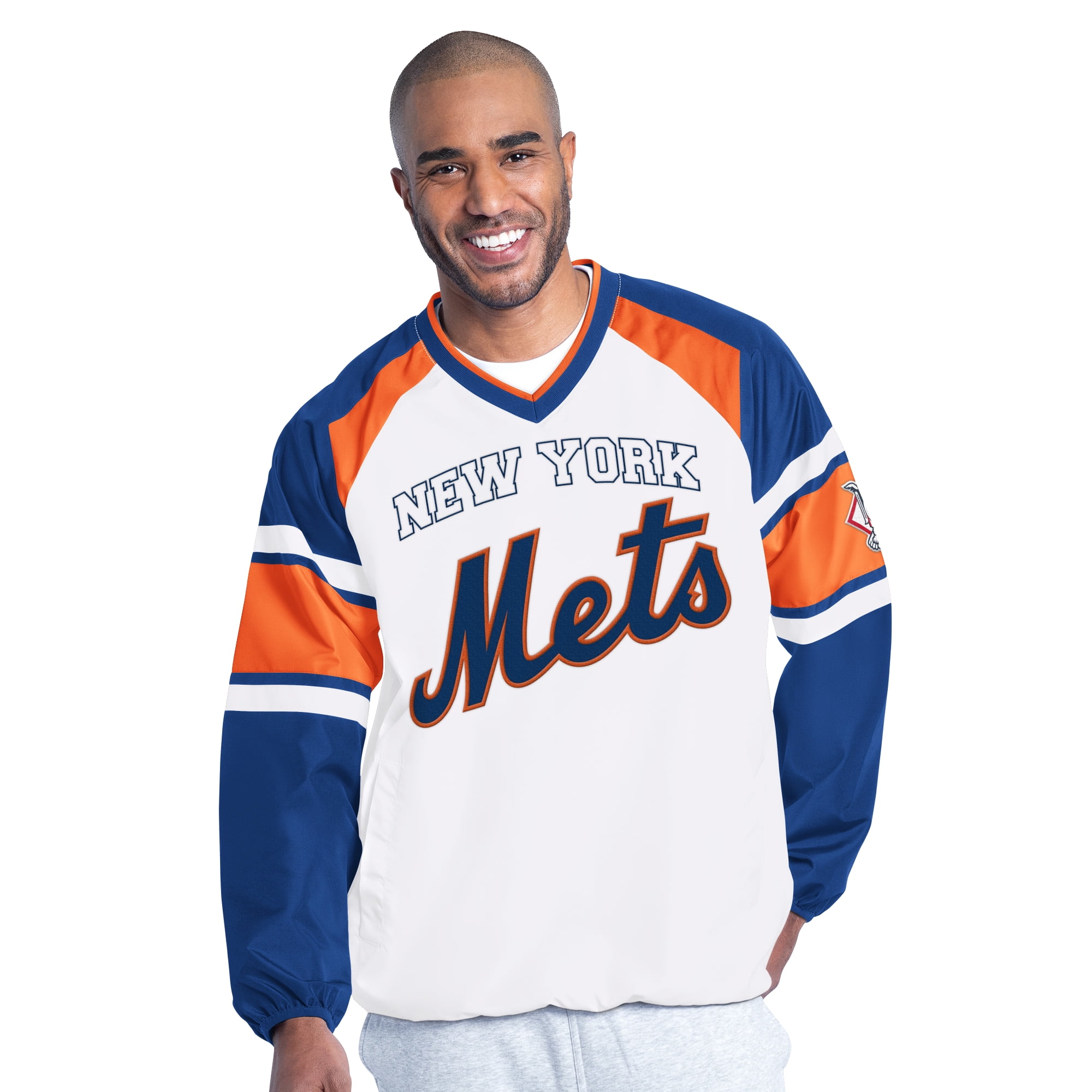 Men's G-III Sports by Carl Banks White/Royal New York Mets Infield