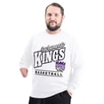 thumbnail image 1 of Men's G-III Sports by Carl Banks White Sacramento Kings Adaptive Headliner Fleece Crewneck Sweatshirt, 1 of 6