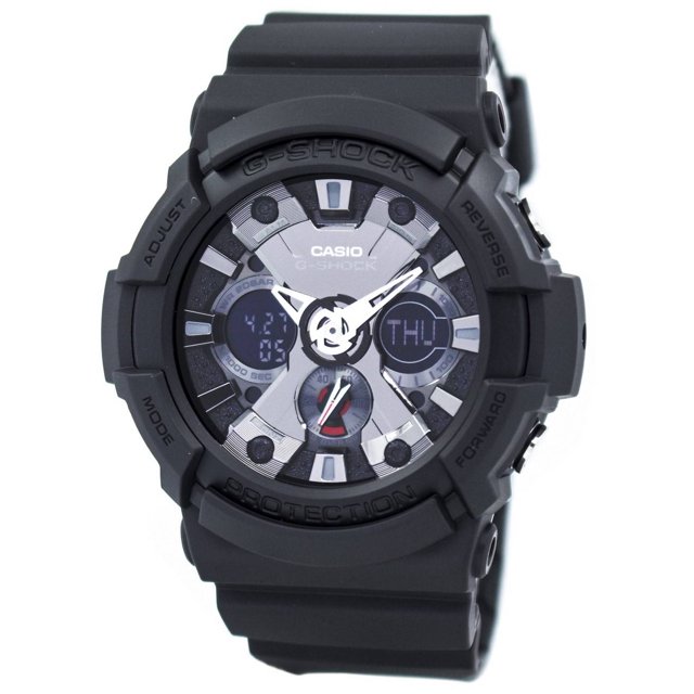 Men's 'GShock' AnalogDigital Black Resin Watch