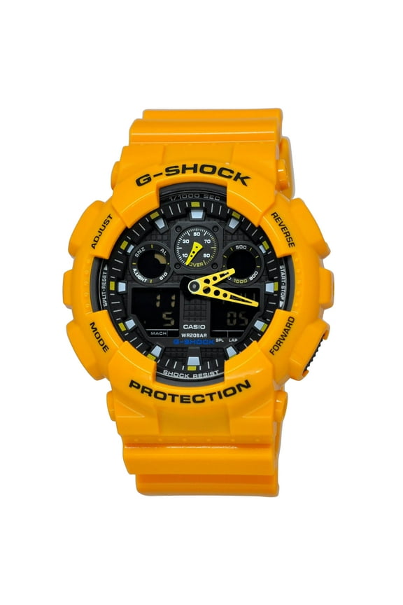 Men's G-Shock GA100A-9A Black Resin Quartz Watch