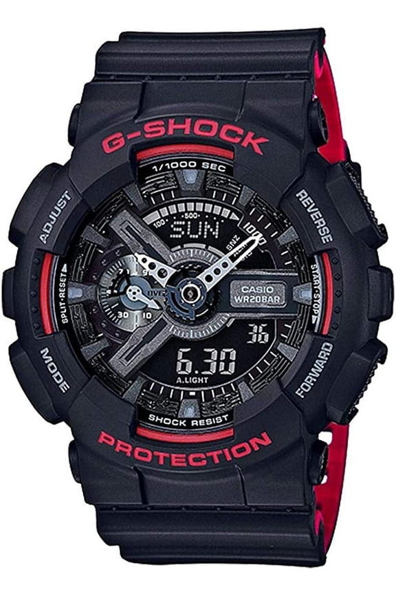 Men's G-Shock GA110HR-1A Black Rubber Quartz Sport Watch