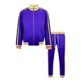 thumbnail image 1 of Men's G Track Suits 2 Piece Sweatsuit Set ST575 - Purple - 2X-Large, 1 of 6