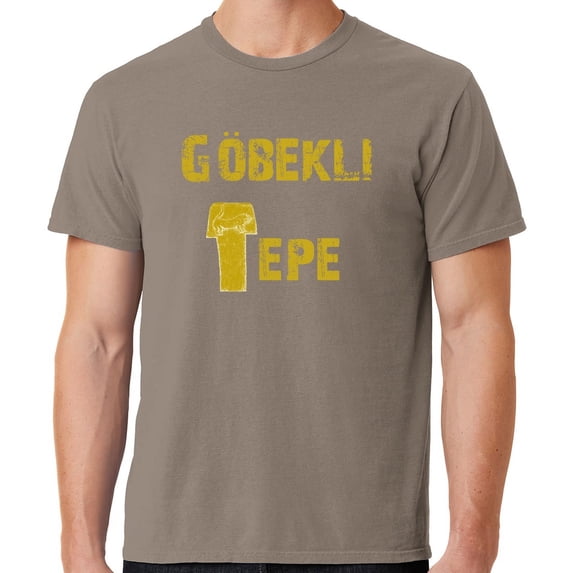 Men's Göbeklitepe Archaeology Cotton Tee Shirt, 2XL Taupe