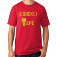 thumbnail image 1 of Men's Göbeklitepe Archaeology Cotton Tee Shirt, XL Red, 1 of 3