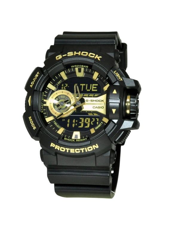 Men's GA400GB-1A9 Black Resin Quartz Watch