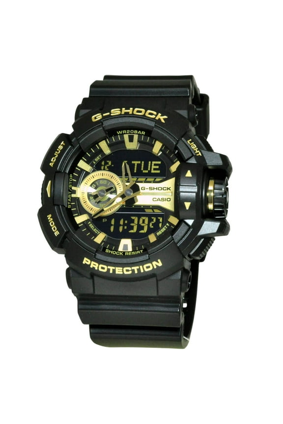 Men's GA400GB-1A9 Black Resin Quartz Watch
