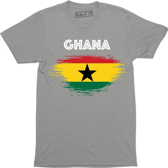 Men's GHANA Ringer Football Africa Cup Of Nations 2019 Retro Country Top T-Shirt