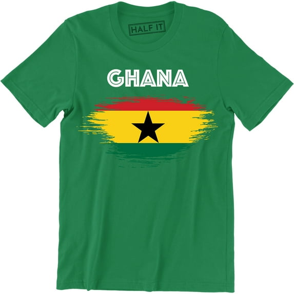 Men's GHANA Ringer Football Africa Cup Of Nations 2019 Retro Country Top T-Shirt