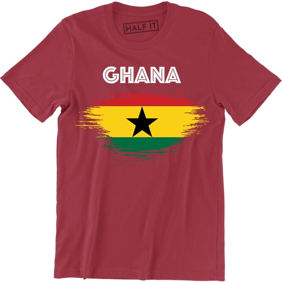 Men's GHANA Ringer Football Africa Cup Of Nations 2019 Retro Country Top T-Shirt
