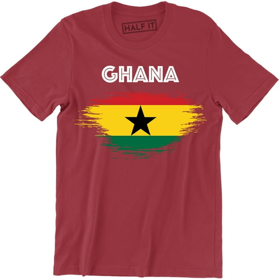 Men's GHANA Ringer Football Africa Cup Of Nations 2019 Retro Country Top T-Shirt