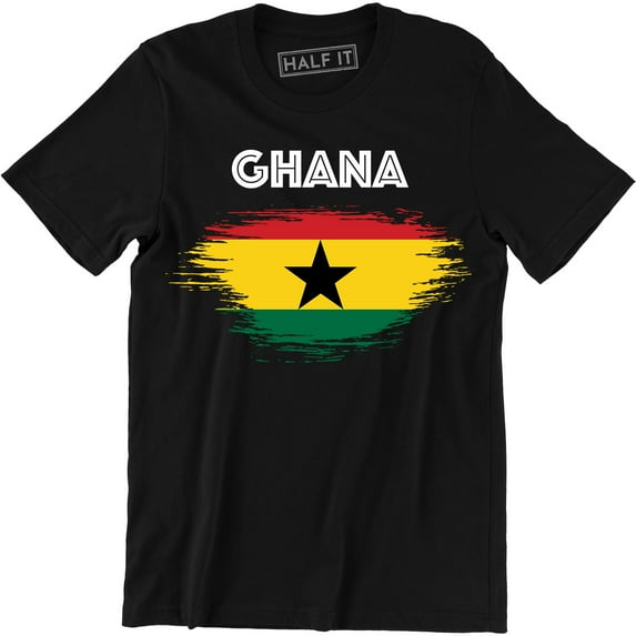 Men's GHANA Ringer Football Africa Cup Of Nations 2019 Retro Country Top T-Shirt