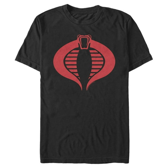 Men's GI Joe Cobra Logo  Graphic Tee Black 2X Large