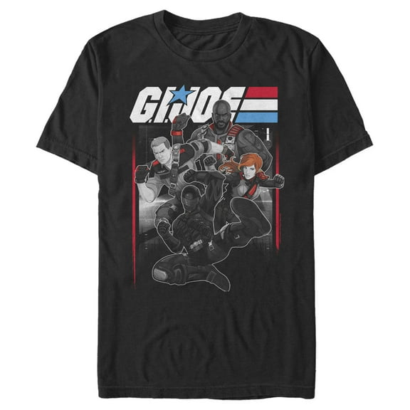 Men's GI Joe Fight Mode Joes Graphic Tee Black 2X Large
