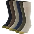 thumbnail image 1 of Men's GOLDTOE® 6-Pack Extended Stanton Crew Socks, 1 of 4