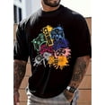 thumbnail image 1 of Men's Game Console Printed Short Sleeve T-Shirt, 1 of 3