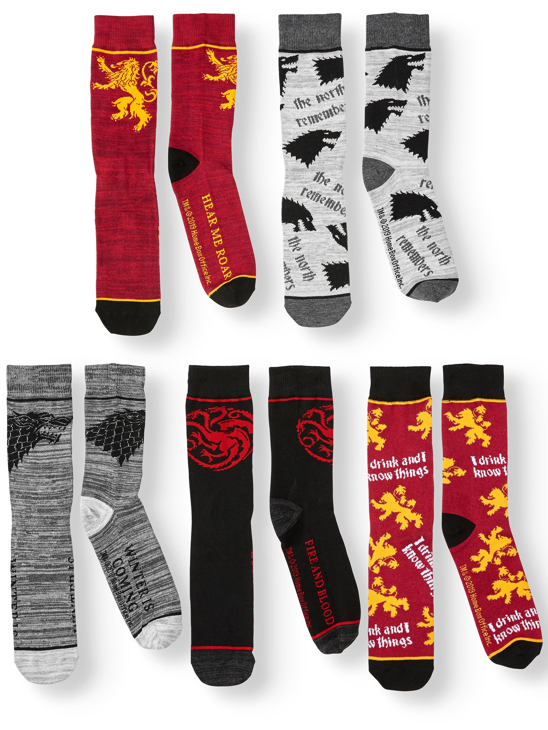 Men's Game of Thrones 5Pack Socks