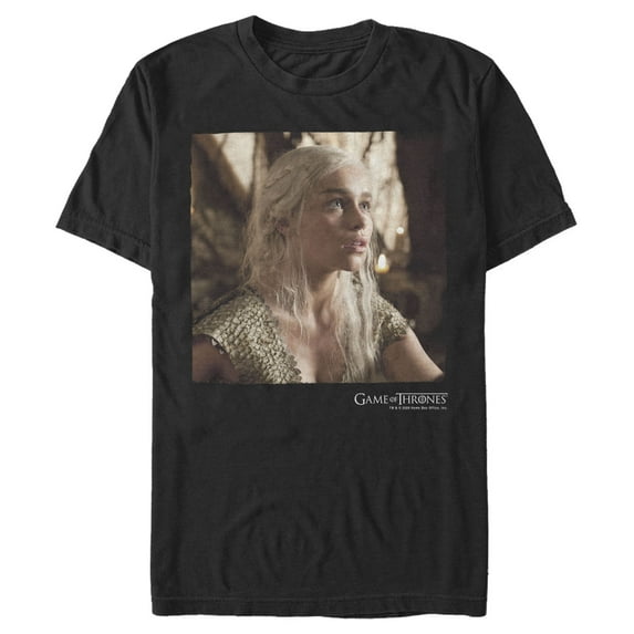 Men's Game of Thrones Daenerys Portrait Graphic Tee Black X Large
