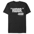 thumbnail image 1 of Men's Game of Thrones Honor Quote  Graphic Tee Black Small, 1 of 4