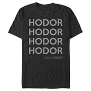 Mens Game of Thrones Honor Repeat Graphic Tee Black Small
