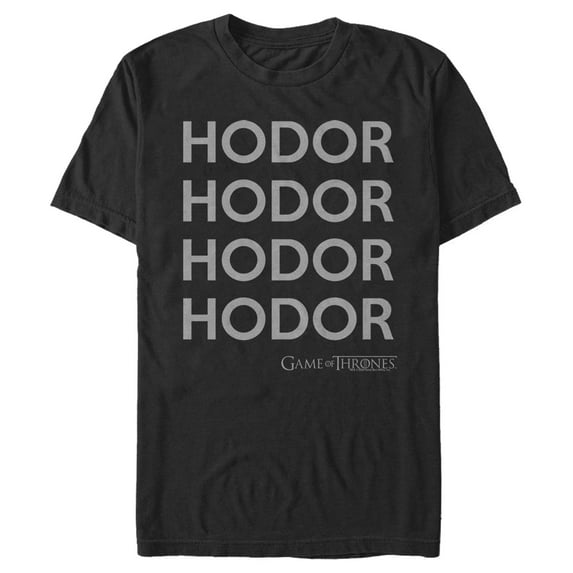 Men's Game of Thrones Honor Repeat Graphic Tee Black X Large