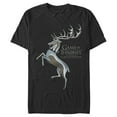 thumbnail image 1 of Men's Game of Thrones Iron Anniversary Baratheon Metal Stag Crest  Graphic Tee Black Medium, 1 of 5