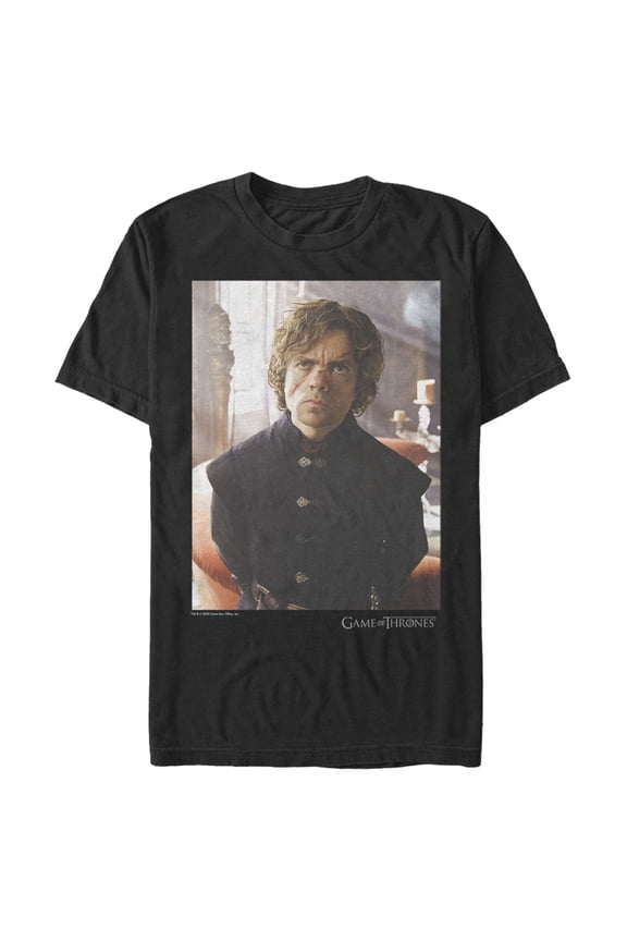 Men's Game of Thrones Tyrion Lannister Frame Graphic Tee Black 3X Large