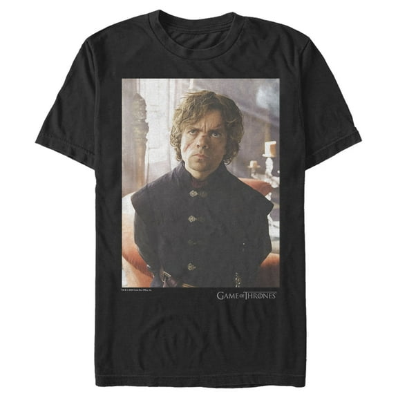 Men's Game of Thrones Tyrion Lannister Frame  Graphic Tee Black Medium