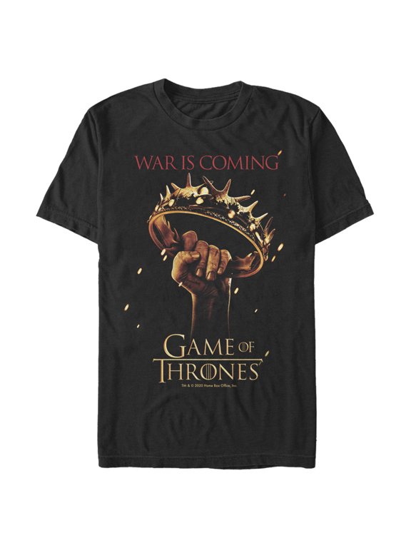 Men's Game of Thrones War is Coming Graphic Tee Black Small