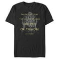 thumbnail image 1 of Men's Game of Thrones Win or Die Rules Graphic Tee Black 2X Large, 1 of 5
