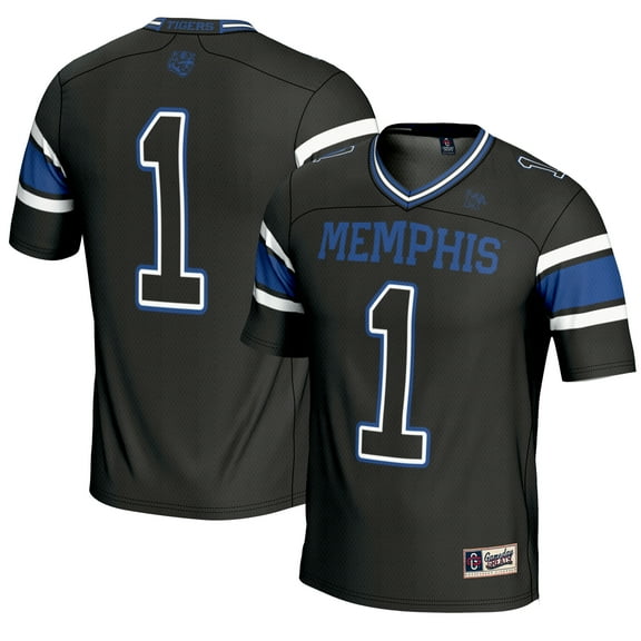 Men's GameDay Greats #1 Black Memphis Tigers Endzone Football Jersey