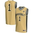 thumbnail image 1 of Youth GameDay Greats #1 Gold Vanderbilt Commodores Lightweight Collegiate Basketball Jersey, 1 of 4