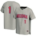 thumbnail image 1 of Men's GameDay Greats #1 Gray Arizona Wildcats Lightweight Baseball Fashion Jersey, 1 of 4