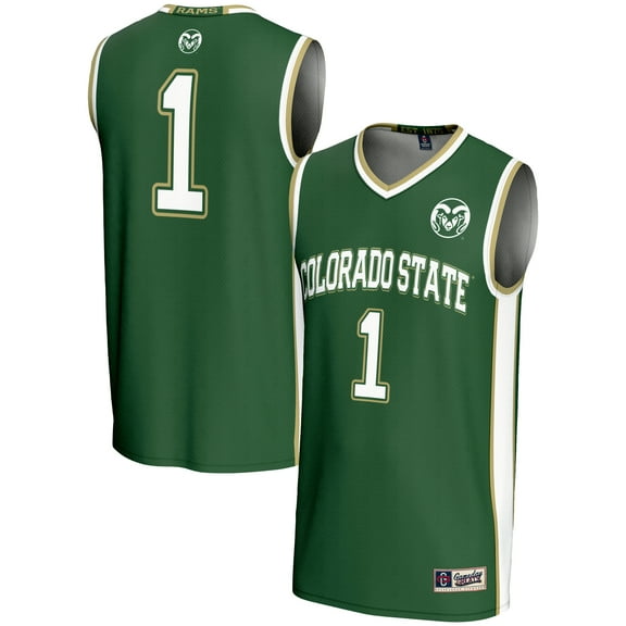 Men's GameDay Greats #1  Green Colorado State Rams  Lightweight Basketball Jersey