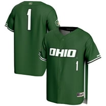 Men's GameDay Greats #1 Green Ohio Bobcats Lightweight Baseball Fashion Jersey